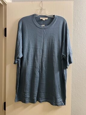 Pronto Uomo Muted Blue Short Sleeve Crewneck Tee